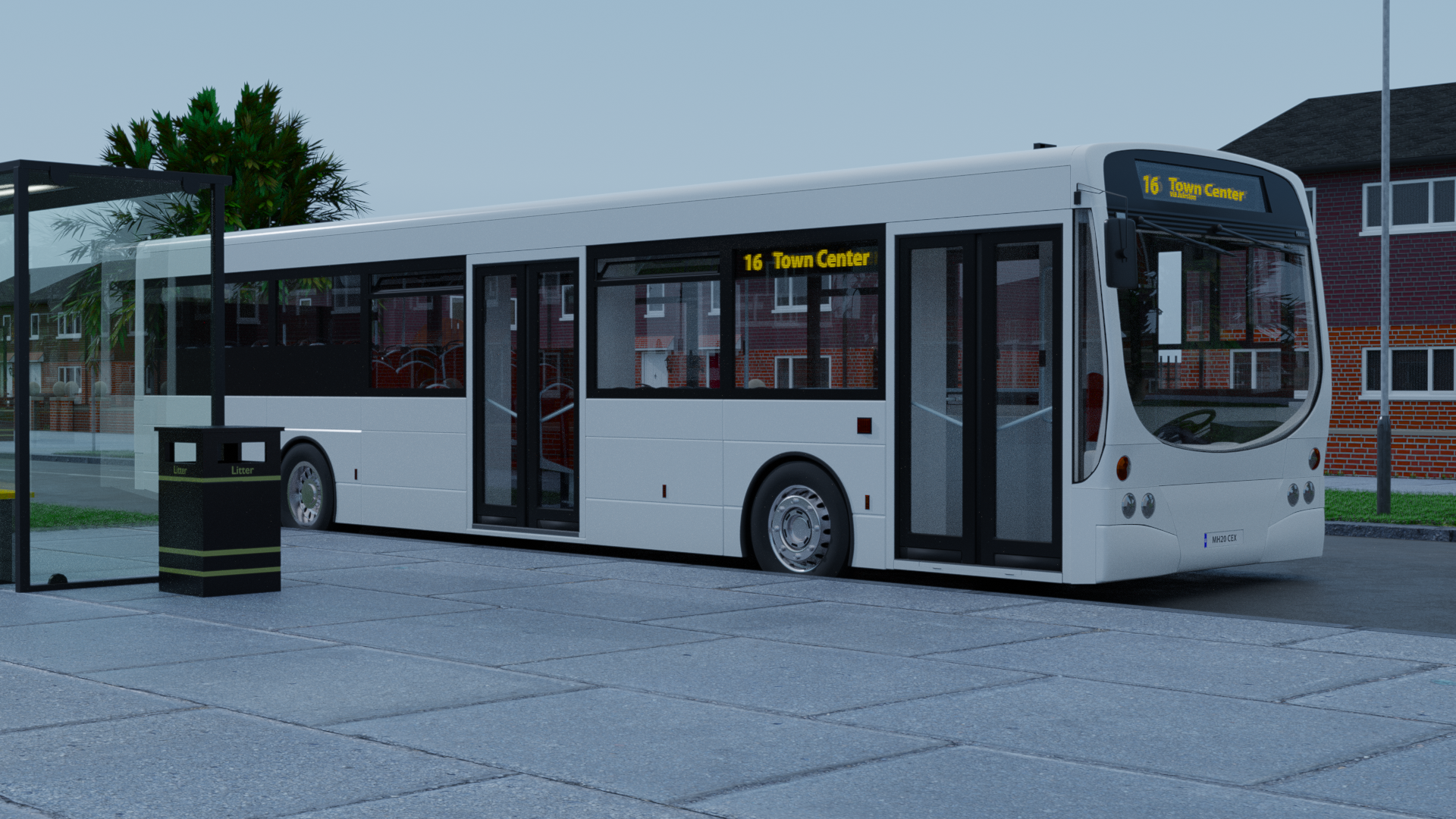 Transit Bus | Two Service Doors preview image 1